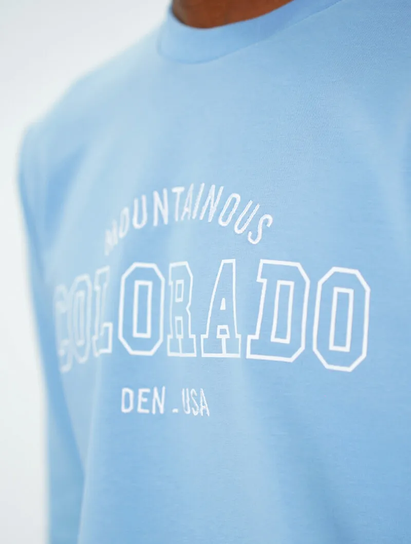 Sweat à col rond imprimé